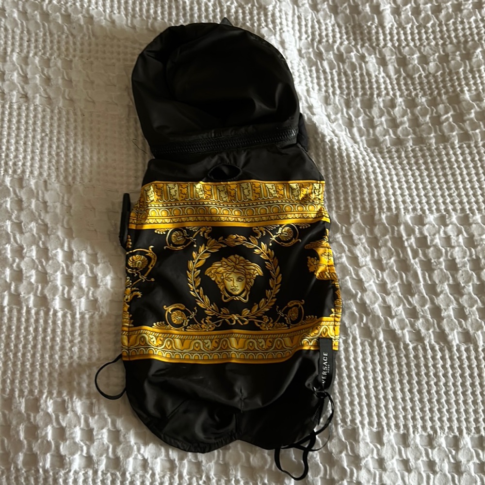 Versace dog raincoat BRAND NEW